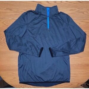 Under Armour Fitted Coldgear Reactor Hybrid 1/4 Zip Mens Blue Size Large